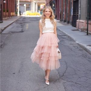 Layered tulle skirt
